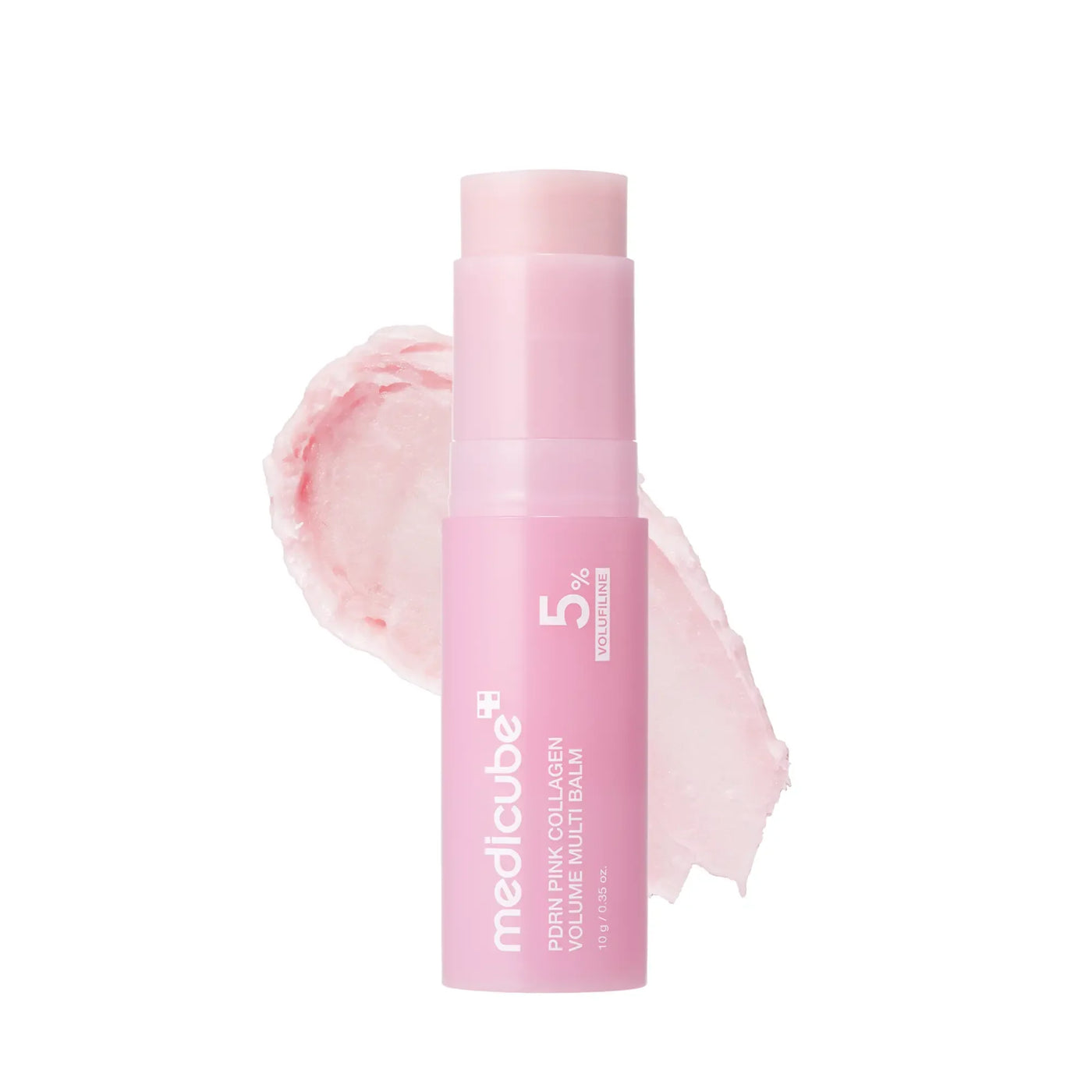 Medicube PDRN Pink Collagen Volume Multi Balm - All-in-One Volufiline, PDRN, and NAD Stick for Youthful Skin, Fine Line Reduction, Firming, and Anti-Aging Care for Under-Eyes, Neck, Forehead, Smile Lines, and Lips - Korean Skincare